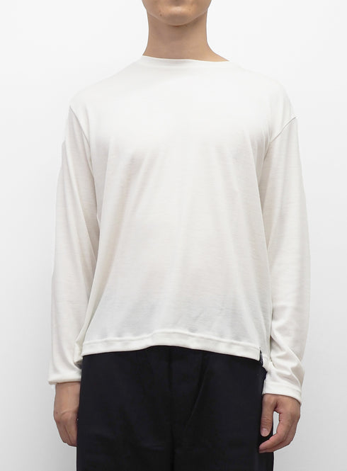 C/O. 尾州ウールクルーネックカットソー/Bishu wool crew neck T-shirt