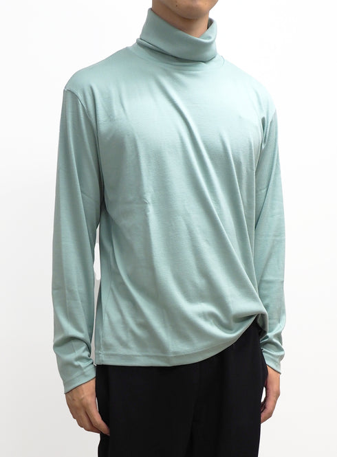 C/O. 尾州ウールハイネックカットソー/Bishu wool high neck T-shirt