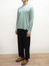 C/O. 尾州ウールクルーネックカットソー/Bishu wool crew neck T-shirt