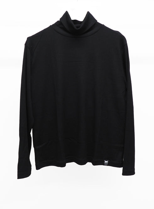 C/O. 尾州ウールハイネックカットソー/Bishu wool high neck T-shirt