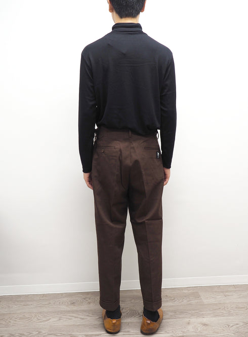 C/O. 尾州ウールハイネックカットソー/Bishu wool high neck T-shirt