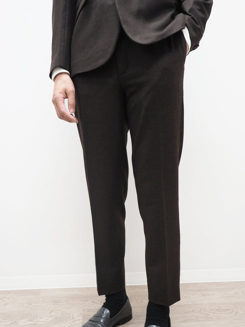 C/O. 尾州ウールセットアップアイテム シングルスラックス 秋冬用/Bishu wool set-up item single slacks A/W