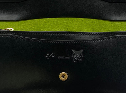 C/O. バイカラーレザーロングウォレット/Bicolor leather long wallet