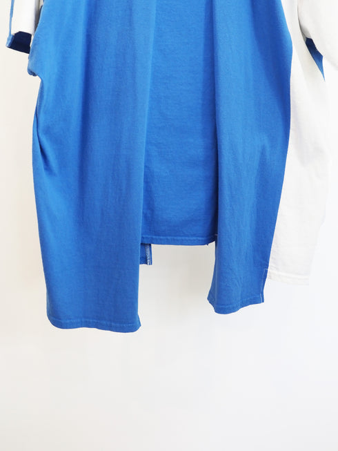 mooon/remake T-shirt blue ムーン/リメイク Tシャツ ブルー