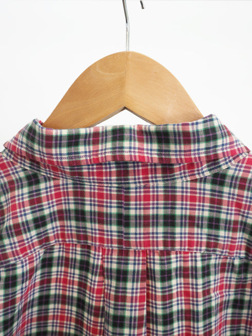mooon/REMAKE SKIPPER SHIRT E (red) ムーン/リメイクスキッパーシャツE (赤)