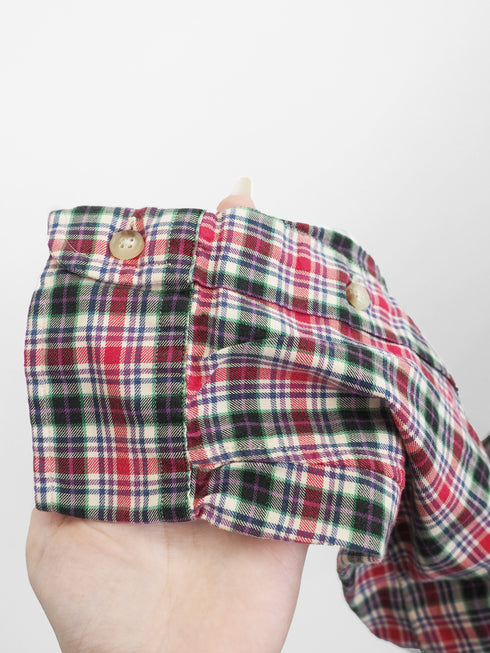 mooon/REMAKE SKIPPER SHIRT E (red) ムーン/リメイクスキッパーシャツE (赤)