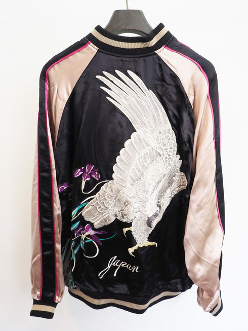 【USED】花旅楽団 スカジャン(鷹)