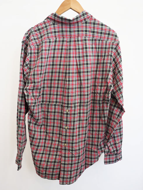 mooon/REMAKE SKIPPER SHIRT E (red) ムーン/リメイクスキッパーシャツE (赤)
