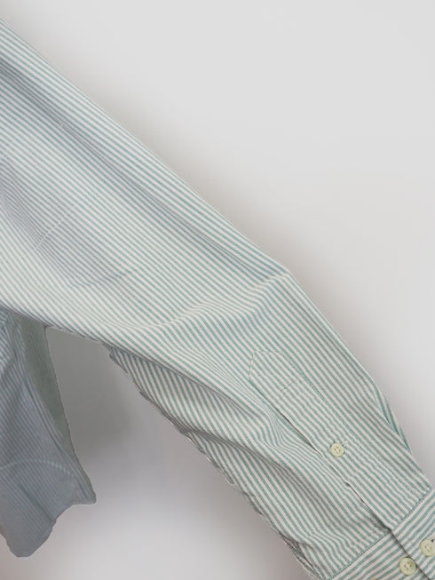 mooon/REMAKE SKIPPER SHIRT E (green) ムーン/リメイクスキッパーシャツE (緑)