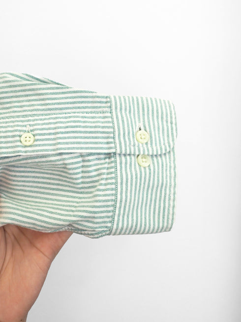 mooon/REMAKE SKIPPER SHIRT E (green) ムーン/リメイクスキッパーシャツE (緑)