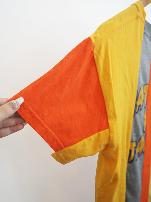 mooon/remake T-shirt orange ムーン/リメイク Tシャツ オレンジ