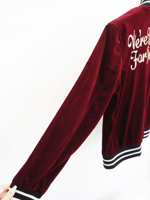 【USED】JACK ROSE ベロアスカジャン(RED)