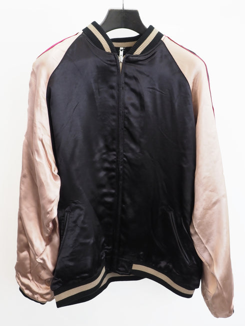 【USED】花旅楽団 スカジャン(鷹)