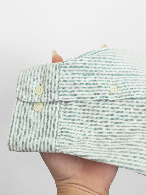 mooon/REMAKE SKIPPER SHIRT E (green) ムーン/リメイクスキッパーシャツE (緑)