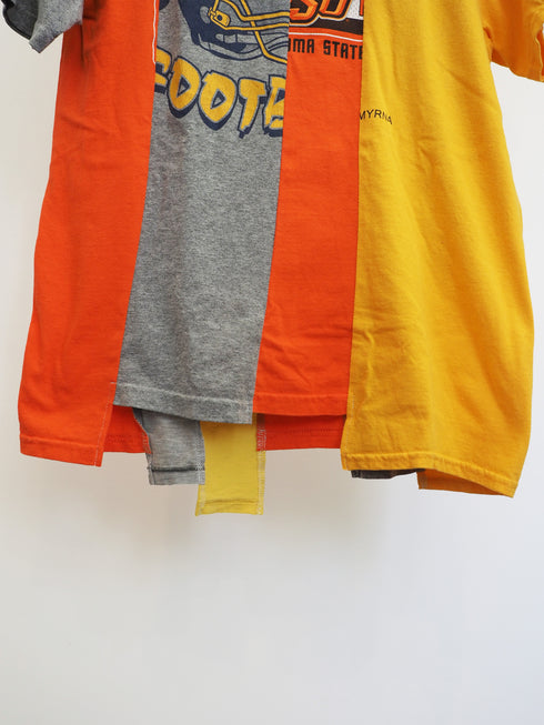 mooon/remake T-shirt orange ムーン/リメイク Tシャツ オレンジ