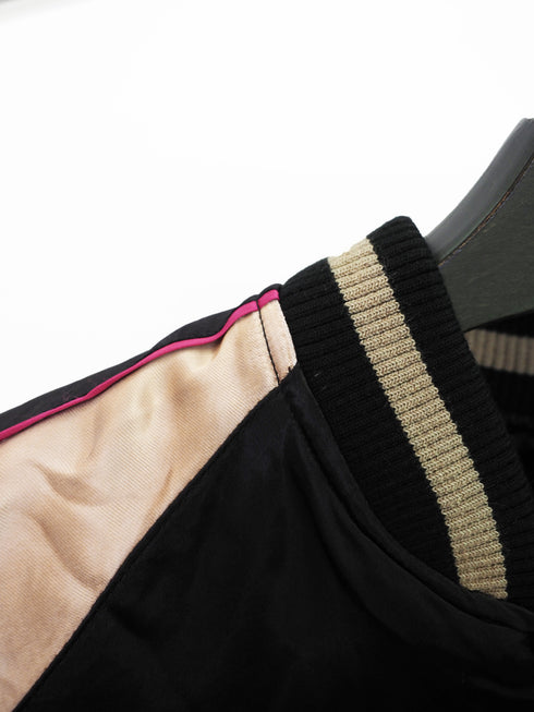 【USED】花旅楽団 スカジャン(鷹)