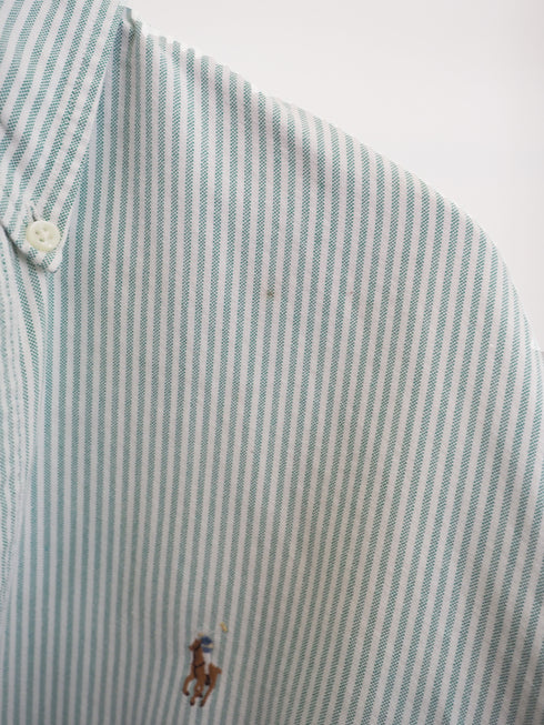 mooon/REMAKE SKIPPER SHIRT E (green) ムーン/リメイクスキッパーシャツE (緑)