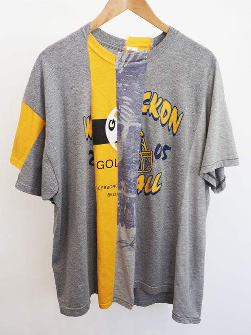 mooon/remake T-shirt yellow ムーン/リメイク Tシャツ イエロー