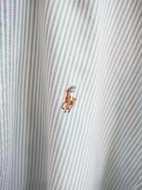 mooon/REMAKE SKIPPER SHIRT E (green) ムーン/リメイクスキッパーシャツE (緑)