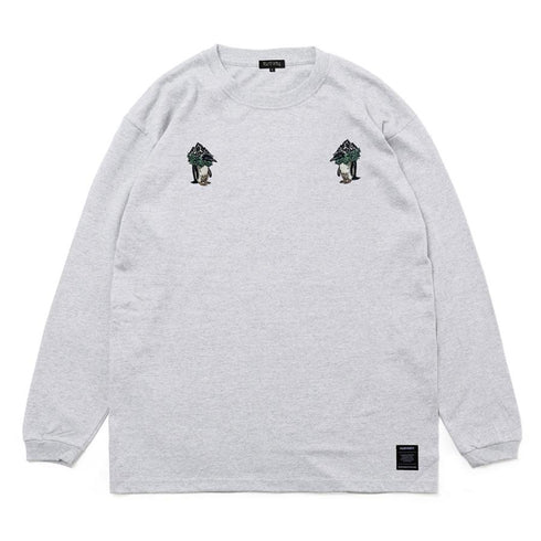 430 fourthirty / MOUNT PENGUIN EMB L/S TEE / フォーサーティ / マウンテンペンギン刺繍ロングスリーブティー