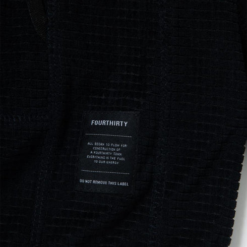 430 fourthirty / L-S GRID THERMAL HOODY / フォーサーティ / L-Sグリッドサーマルフーディ