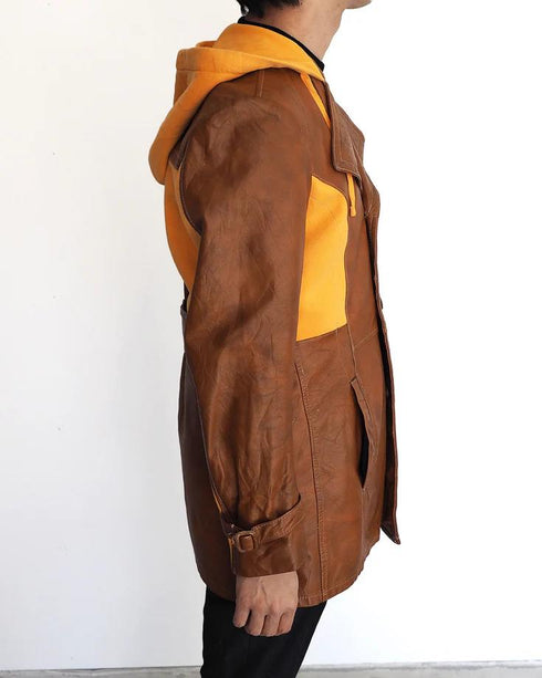 mooon / REMAKE Leather Jacket / ムーン / リメイクレザージャケット