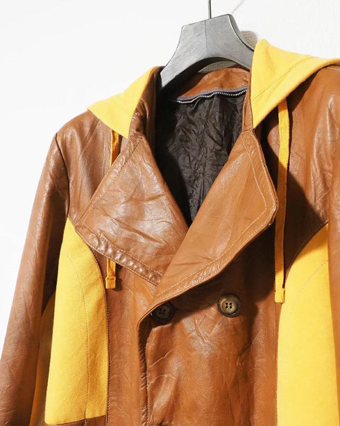 mooon / REMAKE Leather Jacket / ムーン / リメイクレザージャケット