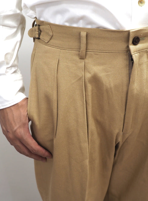 C/O. サイドベルトダブルチノ/Side belt double chino