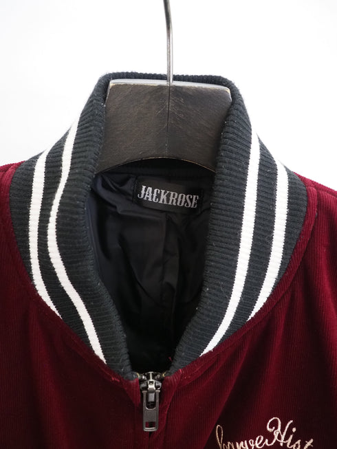 【USED】JACK ROSE ベロアスカジャン(RED)