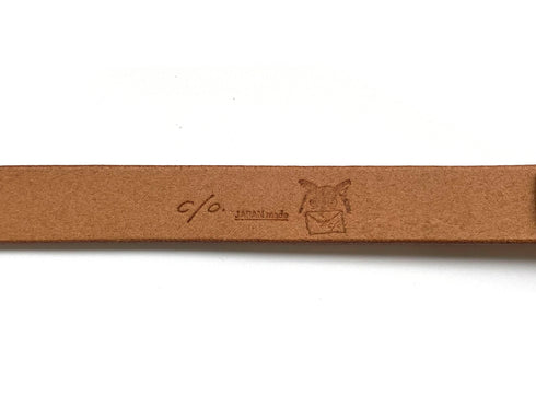 C/O. オイルレザーベルト/Oiled Leather Belt
