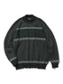 MR.OLIVE / 12G NORDIC JACQUARD / RELAX BOTTLE NECK SWEATER/ ミスターオリーブ/ 12G ノルディック ジャガード / リラックス ボトルネック セーター