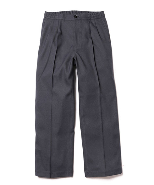 MR.OLIVE / RETRO POLYESTER TWILL / EASY TWO PLEATS STA-PREST WIDE PANTS / ミスターオリーブ / レトロポリエステルツイル / イージースタプレストワイドパンツ