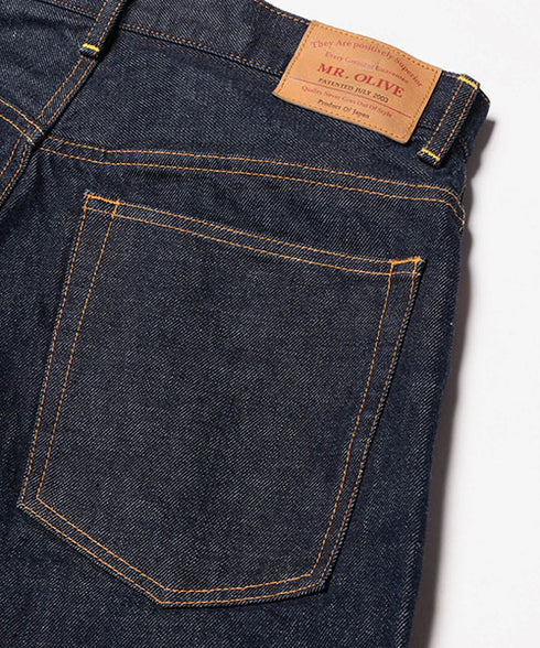 MR.OLIVE / 15oz OLD SELVAGE DENIM / WASHED RELAX TAPERED JEANS / ミスターオリーブ / 15オンスオールドセルビッチデニム / ウォッシュドリラックステーパードジーンズ