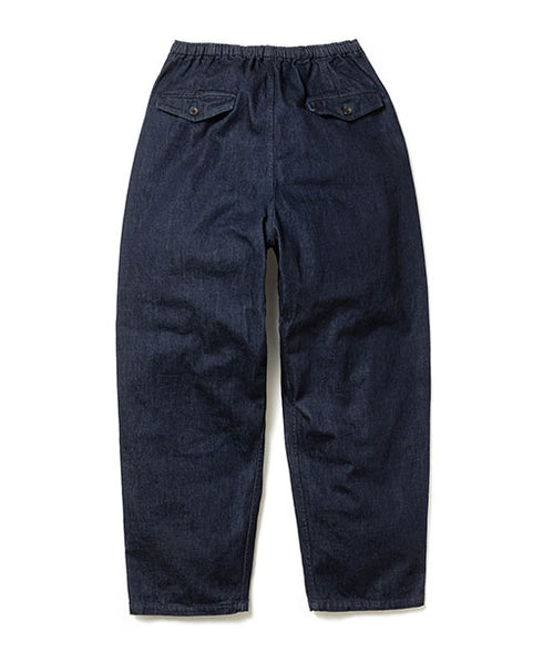 MR.OLIVE/ RINSE WASH 12oz CRUNCH DEINIM / RELAX EASY PANTS / ミスターオリーブ / リンスウォッシュ12オンスクランチデニム / リラックスイージーパンツ