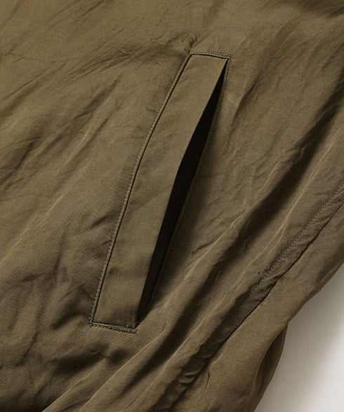 MR.OLIVE / PIGMENT CUPRA MA-1 JACKET / ミスターオリーブ / ピグメントキュプラ MA-1ジャケット