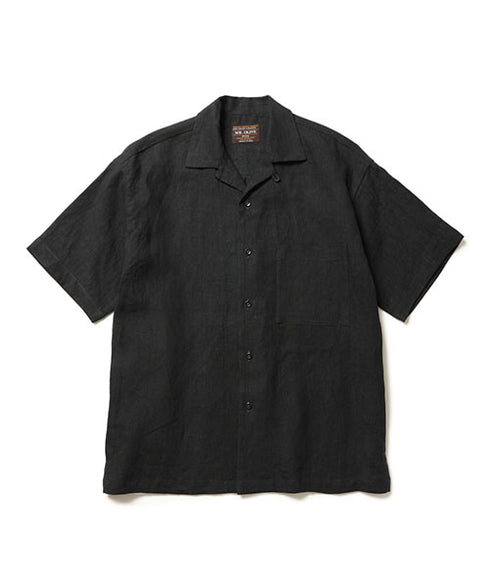 MR.OLIVE / FRENCH LINEN WASHABLE / OPEN COLLAR SHIRT / ミスターオリーブ / フレンチリネンウォッシャブル / オープンカラーシャツ