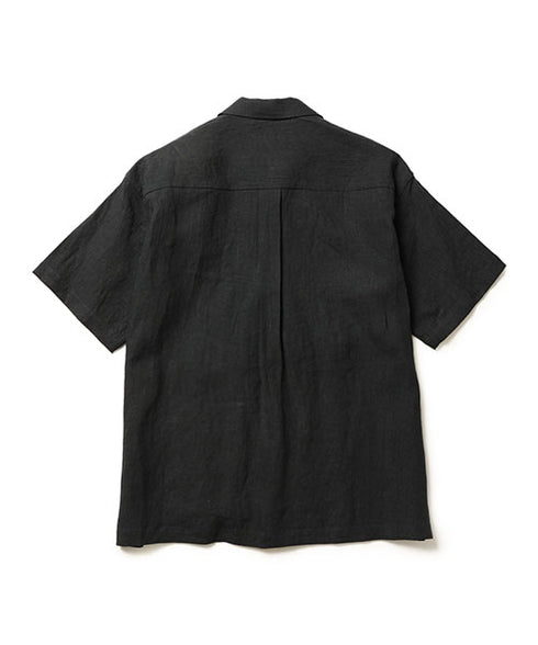 MR.OLIVE / FRENCH LINEN WASHABLE / OPEN COLLAR SHIRT / ミスターオリーブ / フレンチリネンウォッシャブル / オープンカラーシャツ