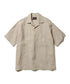 MR.OLIVE / FRENCH LINEN WASHABLE / OPEN COLLAR SHIRT / ミスターオリーブ / フレンチリネンウォッシャブル / オープンカラーシャツ