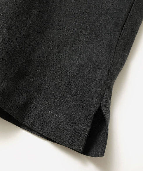 MR.OLIVE / FRENCH LINEN WASHABLE / OPEN COLLAR SHIRT / ミスターオリーブ / フレンチリネンウォッシャブル / オープンカラーシャツ