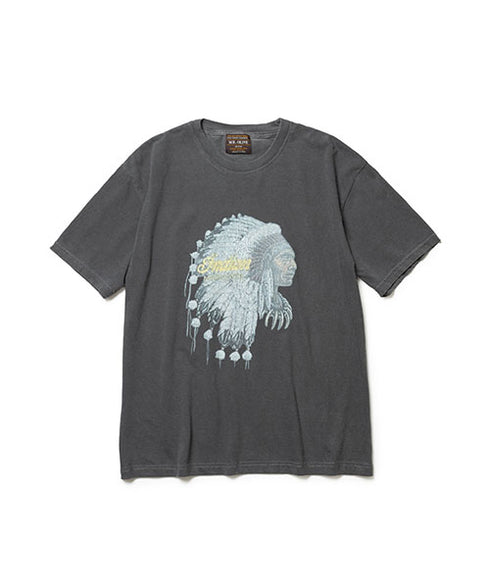 MR.OLIVE / INDIAN MOTOCYCLE COLLABORATION / USED PRINT T-SHIRT TYPE-C / INDIAN MOTOCYCLE / ミスターオリーブ / コラボレーション / ユーズドプリントTシャツ TYPE-C