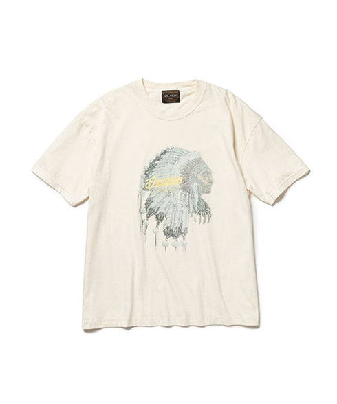 MR.OLIVE / INDIAN MOTOCYCLE COLLABORATION / USED PRINT T-SHIRT TYPE-C / INDIAN MOTOCYCLE / ミスターオリーブ / コラボレーション / ユーズドプリントTシャツ TYPE-C
