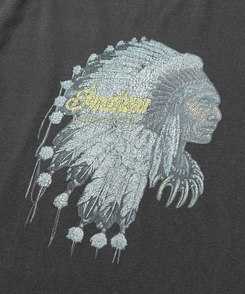 MR.OLIVE / INDIAN MOTOCYCLE COLLABORATION / USED PRINT T-SHIRT TYPE-C / INDIAN MOTOCYCLE / ミスターオリーブ / コラボレーション / ユーズドプリントTシャツ TYPE-C