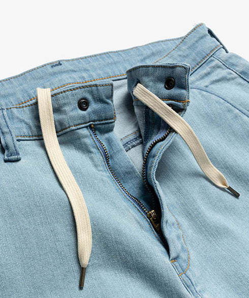 MR.OLIVE / SUPER STRETCH DENIM BLEACH CUT SLIM PANTS / ミスターオリーブ / スーパーストレッチデニム ブリーチカットスリムパンツ