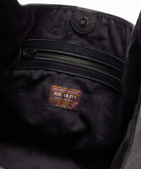 MR.OLIVE E.O.I / WATER PROOF WASHABLE LEATHER / BIG SHOULDER BAG / ミスターオリーブ イーオーアイ / ウォータープルーフウォッシャブルレザー / ビッグショルダーバッグ