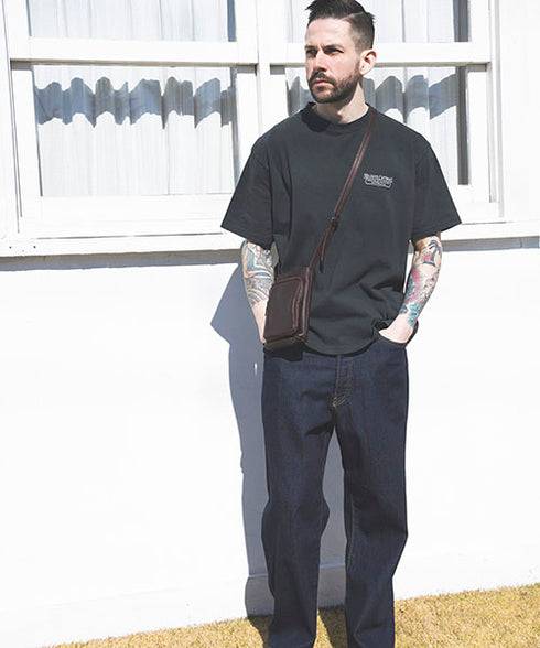 MR.OLIVE E.O.I / WATER PROOF WASHABLE LEATHER / MOBILE BAG / ミスターオリーブイーオーアイ / ウォータープルーフウォッシャブルレザー / モバイルバッグ