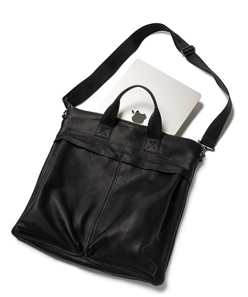 MR.OLIVE E.O.I / IMPERMA-LEATHER / HELMET BAG / ミスターオリーブイーオーアイ / インペルマレザー / ヘルメットバッグ