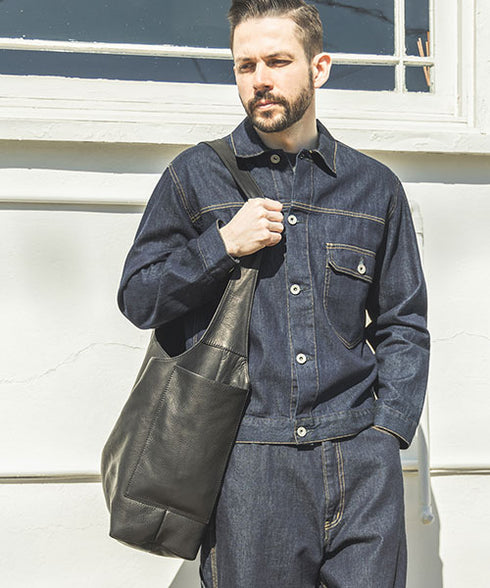 MR.OLIVE E.O.I / IMPERMA-LEATHER / ONE SHOULDER BAG / ミスターオリーブイーオーアイ / インペルマレザー / ワンショルダーバッグ