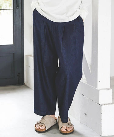 MR.OLIVE / RINSE WASH 8oz DENIM / 2TACK WIDE EASY PANTS / ミスターオリーブ / リンスウォッシュ8オンスデニム / 2タックワイドイージーパンツ