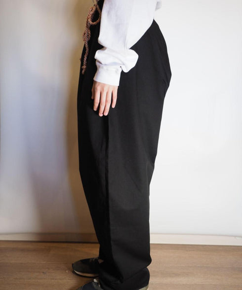 KAIKI/カイキ/コットンレーヨンワイドコクーンパンツ