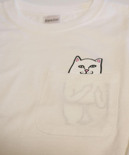 RIPNDIP/LORD NERMAL POCKET L/S TEE リップンディップン/ロードナーマル ポケット ロングスリーブ Tシャツ